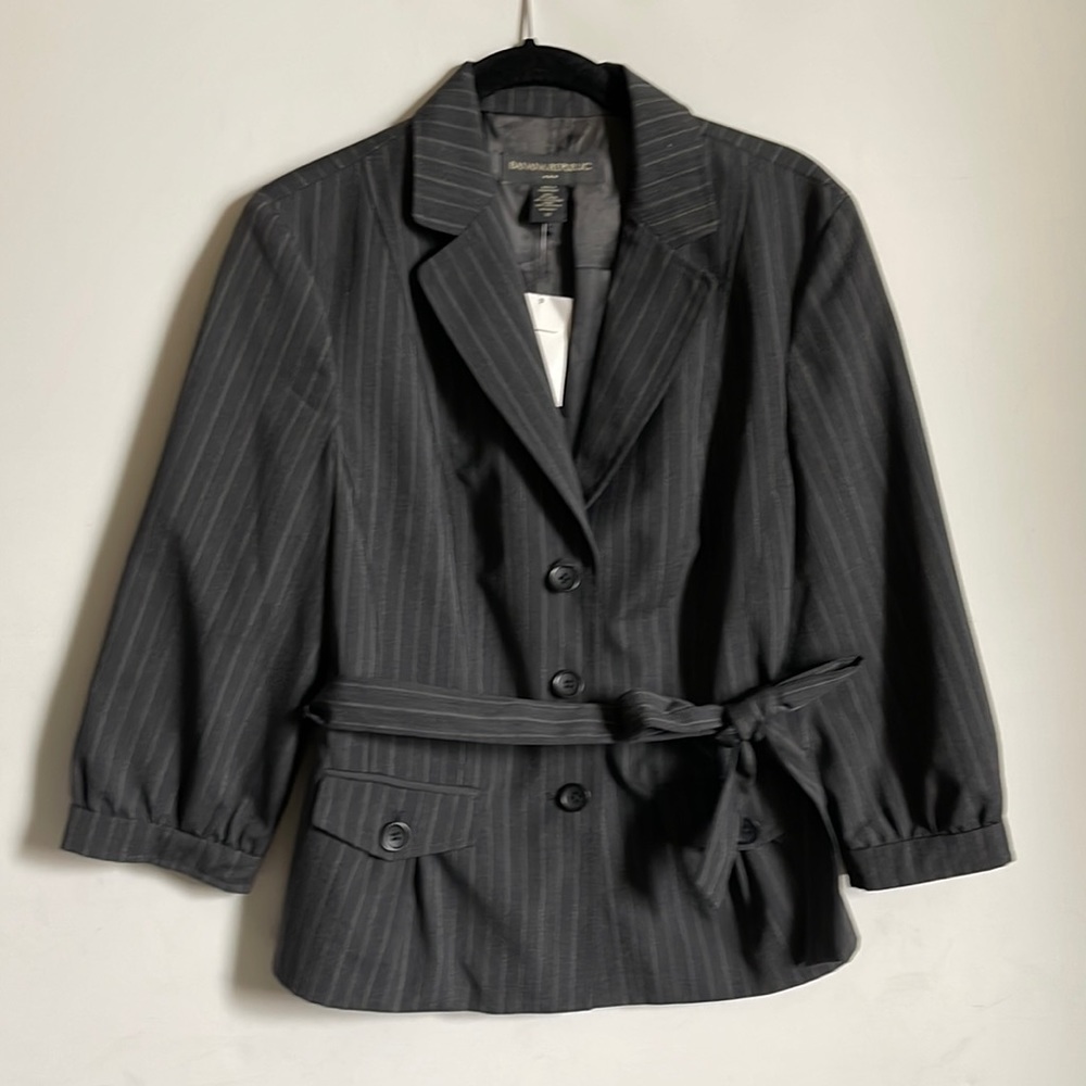 Banana Republic belted blazer | gray | size 12